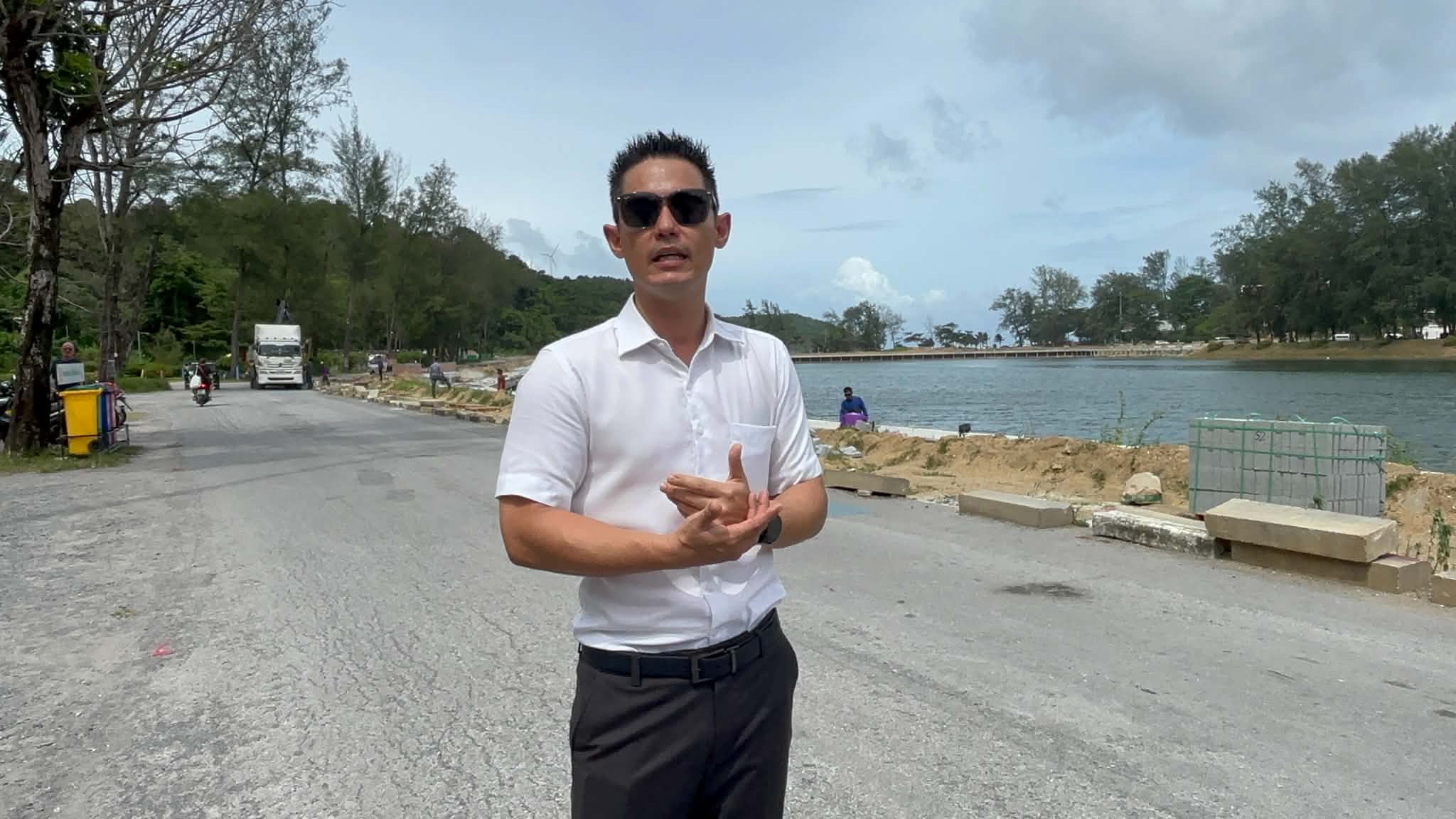 เทศบาลตำบลราไวย์ ขอความร่วมมืองดใช้พื้นที่รอบหนองน้ำในหานชั่วคราว ระหว่างดำเนิน 2 โครงการพัฒนา คาดแล้วเสร็จมีนาคม 2570